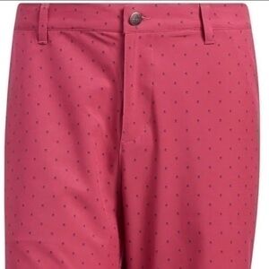 NEW Mens ADIDAS Ultimate365 Pine Print Shorts GM6583 Wild Pink Size 10”